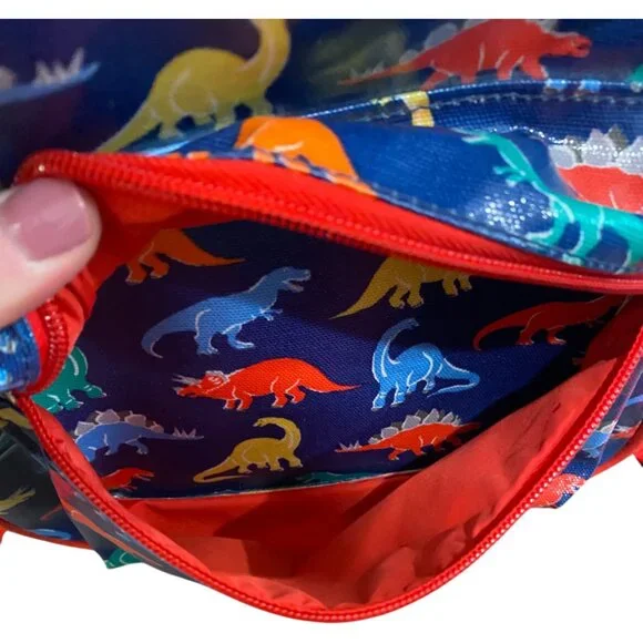 Cath Kidston Kids Toddler Dinosaur Backpack Blue Small - Picture 5 of 7
